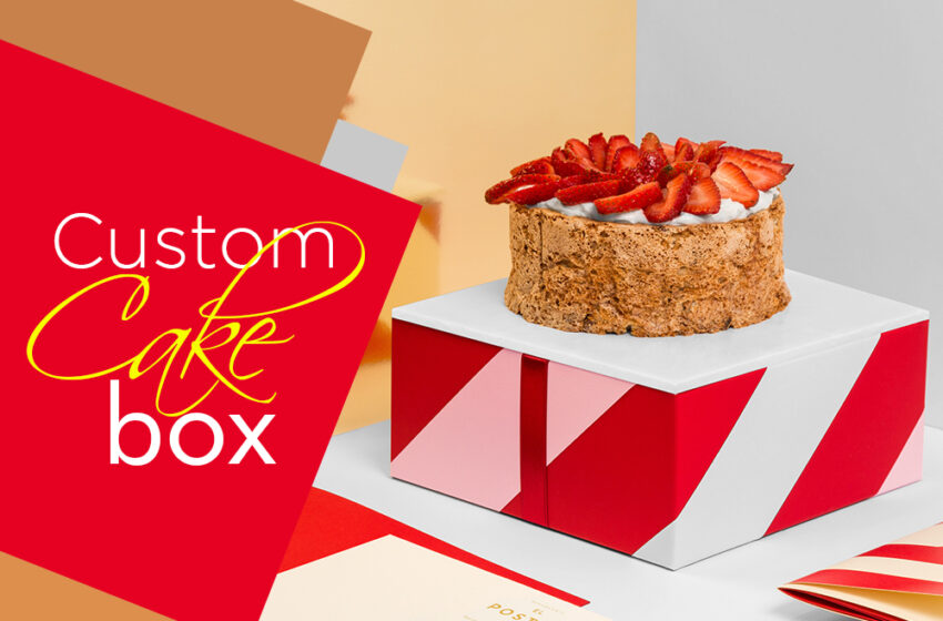 Give Your Product Luxury Look by Custom Cake Boxes