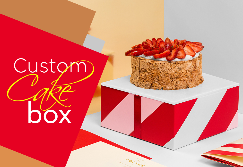 Give Your Product Luxury Look by Custom Cake Boxes