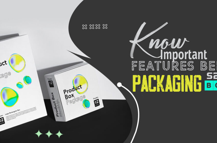 Know Important Features Before Select Packaging Boxes