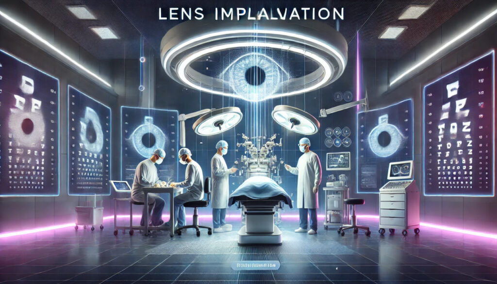 Lens implantation