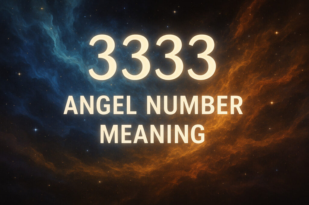 3333 angel number meaning